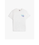 スタックバックプリントTシャツ
