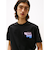 スタックバックプリントTシャツ