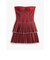 タータンビスチェワンピース