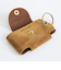 【MINNETONKA ミネトンカ】 スエード両面ボタンキーケース