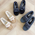 【MINNETONKA/ミネトンカ】 ウッドビーズ ボアモカシンシューズ KYRA SLIPPER