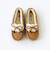【MINNETONKA/ミネトンカ】 ウッドビーズ ボアモカシンシューズ KYRA SLIPPER