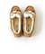 【MINNETONKA/ミネトンカ】 ウッドビーズ ボアモカシンシューズ KYRA SLIPPER
