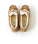 【MINNETONKA/ミネトンカ】 ウッドビーズ ボアモカシンシューズ KYRA SLIPPER