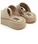 【BUENO SHOES ブエノシューズ】 アシンメトリー プラットフォームサンダル【U4629】