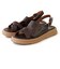 【BUENO SHOES ブエノシューズ】 クロスデザインサンダル 【A2605】トルコ製 コンフォートサンダル つっかけ