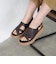【BUENO SHOES ブエノシューズ】 クロスデザインサンダル 【A2605】トルコ製 コンフォートサンダル つっかけ