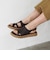【BUENO SHOES ブエノシューズ】 クロスデザインサンダル 【A2605】トルコ製 コンフォートサンダル つっかけ
