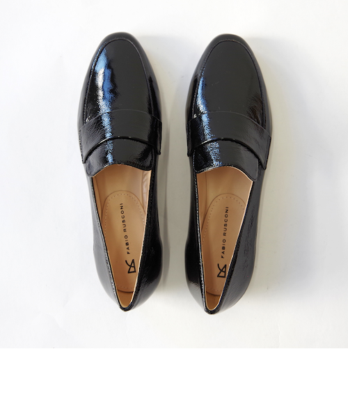 FABIO RUSCONI ファビオ ルスコーニ】 クラシックフラットローファー