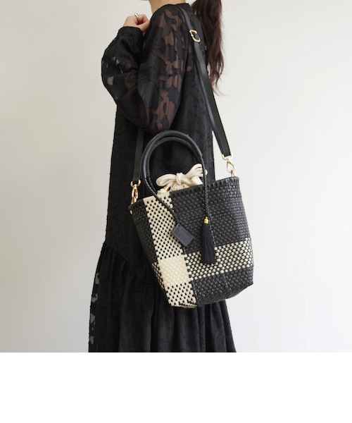 WOVEN ウーヴン】プティショルダートート 2WAY ミニバッグ ショルダー