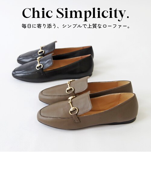 FABIO RUSCONI ファビオルスコーニ】 ビットローファー 【5072】｜イー