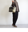 【WOVEN /ウーヴン】 エコファー ねこ 2WAY BAG ショルダーバッグ 猫巾着