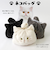 【WOVEN /ウーヴン】 エコファー ねこ フェイス 2WAY BAG 猫巾着 バッグ