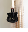 【WOVEN /ウーヴン】 エコファー ねこ フェイス 2WAY BAG 猫巾着 バッグ
