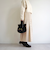 【WOVEN /ウーヴン】 エコファー ねこ フェイス 2WAY BAG 猫巾着 バッグ