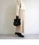 【WOVEN /ウーヴン】 エコファー ねこ フェイス 2WAY BAG 猫巾着 バッグ