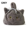 【WOVEN /ウーヴン】 エコファー ねこ フェイス 2WAY BAG 猫巾着 バッグ