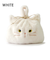 【WOVEN /ウーヴン】 エコファー ねこ フェイス 2WAY BAG 猫巾着 バッグ