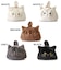 【WOVEN /ウーヴン】 エコファー ねこ フェイス 2WAY BAG 猫巾着 バッグ