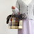 【WOVEN /ウーヴン】 エコファー ねこフラップカバー バッグカバー トートバッグ用 猫