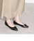 kitson キットソン 防水 ポインテッド レインバレエパンプス