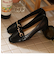 FAVO FAVO ファヴォファヴォ 3.5cmヒール レインビットスリッポン ローファー