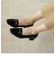 FAVO FAVO ファヴォファヴォ 3.5cmヒール レインビットスリッポン ローファー