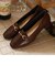 FAVO FAVO ファヴォファヴォ 3.5cmヒール レインビットスリッポン ローファー