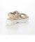 kitson キラキラ ダブルベルト 厚底サンダル