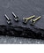 【選べる素材(K18 プラチナ)】ピアス レディース メンズ プラチナ ブラックダイヤモンド 計0.3ct 一粒 ローズカット 6本爪 18金 ゴールド PT900 LPUC ララクリスティー