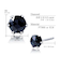 【選べる素材(K18 プラチナ)】ピアス レディース メンズ プラチナ ブラックダイヤモンド 計0.3ct 一粒 ローズカット 6本爪 18金 ゴールド PT900 LPUC ララクリスティー