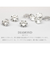 ネックレス レディース 18金 プラチナ ダイヤ ダイヤモンド 0.1ct PT900 ゴールド K18 ソリティア LPUC ララクリスティー