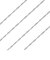 ネックレス チェーン プラチナ 40cm スクリュー チェーンのみ 幅 約1mm 最長40cm PT850 長さ調整可能 LCC ララクリスティー