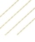 ネックレス チェーン 18金 最長40cm スクリュー チェーンのみ 幅1mm ゴールド K18 長さ調整可能 LCC ララクリスティー
