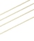 ネックレス チェーン 18金 最長45cm ロール チェーンのみ 幅1.0mm 約1.5g ゴールド K18 長さ調整可能 LCC ララクリスティー