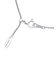ネックレス チェーン プラチナ 最長45cm トリプルスパイク 幅0.9mm 約3.5g PT850 長さ調整可能 LCC ララクリスティー