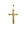 【選べる素材(K18 プラチナ)】ネックレストップ ペンダントトップ クロス 十字架 レディース メンズ K18 18金 ゴールド プラチナ PT900 約0.86g ララクリスティー