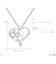 ネックレス ハワイアンジュエリー ディズニー レディース シルバー シルバー925 Disney ハート プルメリア 「ミッキー」