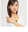 ネックレス レディース 18金 プラチナ リング 2連 シルバー シルバー925 ブランド メビウス ネックレス WHITE Label LSC ララクリスティー