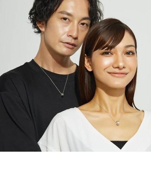 ヘアアクセサリー lan サージカルステンレス ペア ネックレス L-N8016-8017｜THE KISS