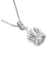 ネックレス レディース 18金 プラチナ クラウン 王冠 冠 シルバー シルバー925 ブランド ラコロナ WHITE Label p5721-w LSC ララクリスティー