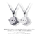 ネックレス ペア シルバー ペアネックレス ブランド シルバー925 ディスティニーダイス p8778-p LSC プレゼント ララクリスティー