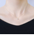 ダイヤモンド ネックレス レディース 一粒 ソリティア 0.1ct プラチナ PT900 ゴールド K18YG 鑑別カード付 LARA Christie ララクリスティー 女性 誕生日プレゼント