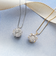 ダイヤモンド ネックレス レディース 一粒 ソリティア 0.1ct プラチナ PT900 ゴールド K18YG 鑑別カード付 LARA Christie ララクリスティー 女性 誕生日プレゼント