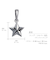 チャーム ステラ 星 レディース メンズ sv925 シルバー ペンダントトップ ネックレス スター 重ね付け 華奢