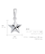 チャーム ステラ 星 レディース メンズ sv925 シルバー ペンダントトップ ネックレス スター 重ね付け 華奢