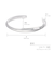 バングル レディース シルバー シンプルデザイン バングル