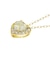 ハート ダイヤモンド ネックレス 0.27ct PT900 プラチナ  K18 18金 ゴールド