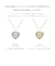 ハート ダイヤモンド ネックレス 0.27ct PT900 プラチナ  K18 18金 ゴールド
