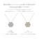 フラワー ダイヤモンド ネックレス 0.5ct PT900 プラチナ K18 18金